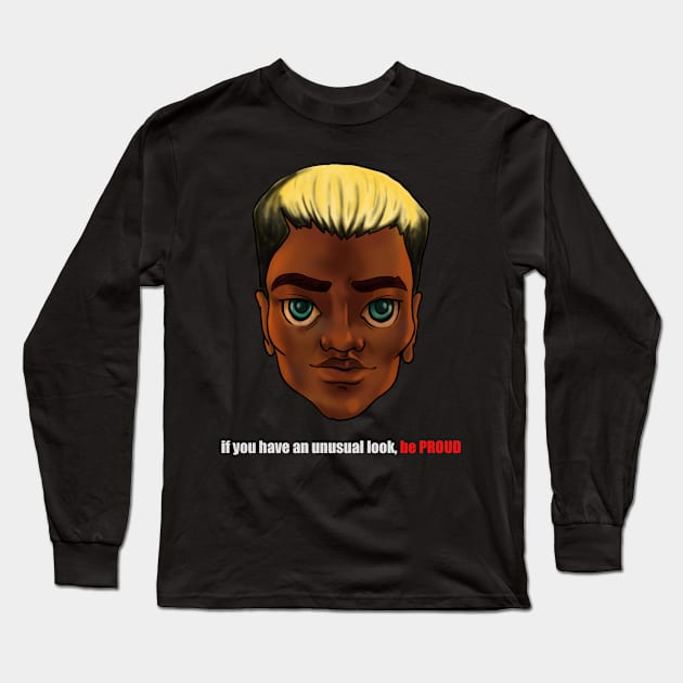 face Long Sleeve T-Shirt by AASHIMOVV